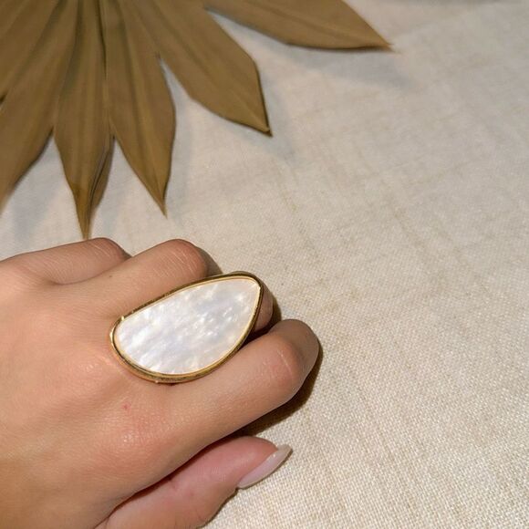 Large boho ring M487 - Picture 4 of 4